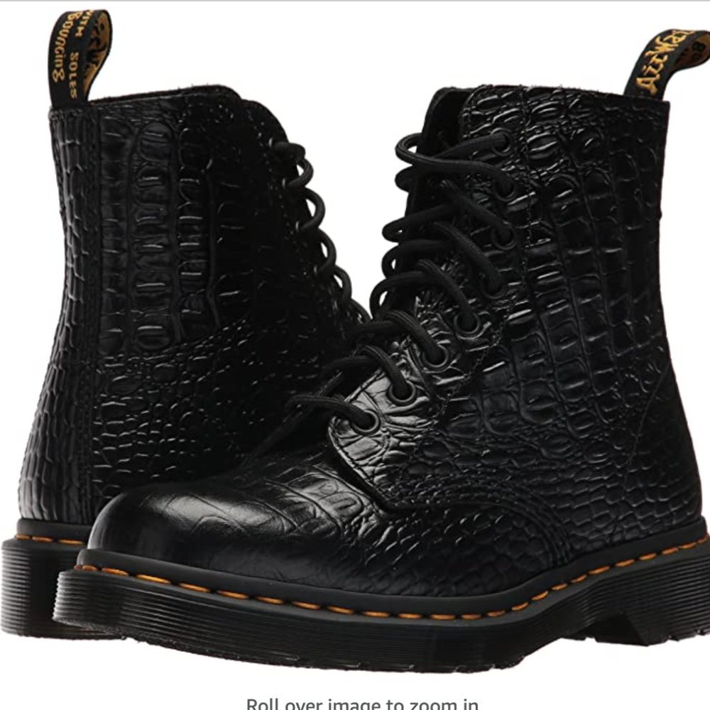 Dr. Martens Women's Pascal Croc Ankle Boot - 9